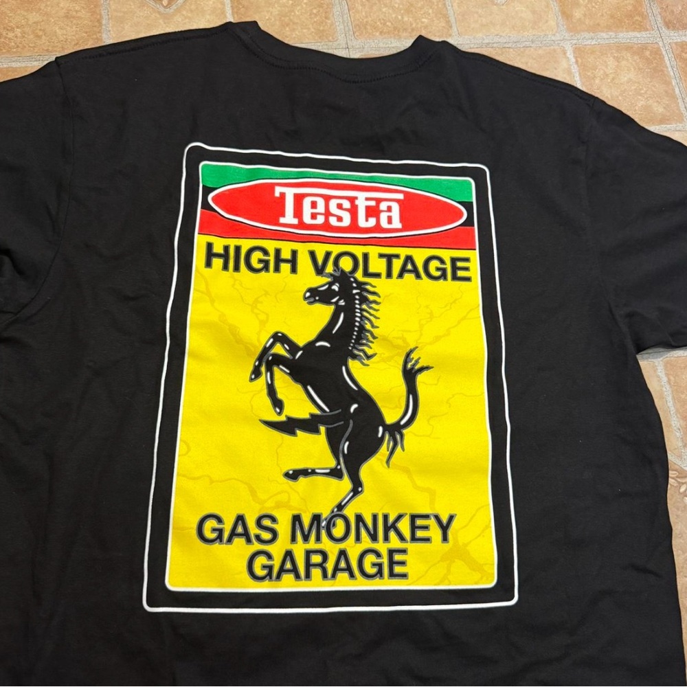 Gas Monkey Garage "Testa High Voltage" T-Shirt - Black, Medium - Picture 2 of 5